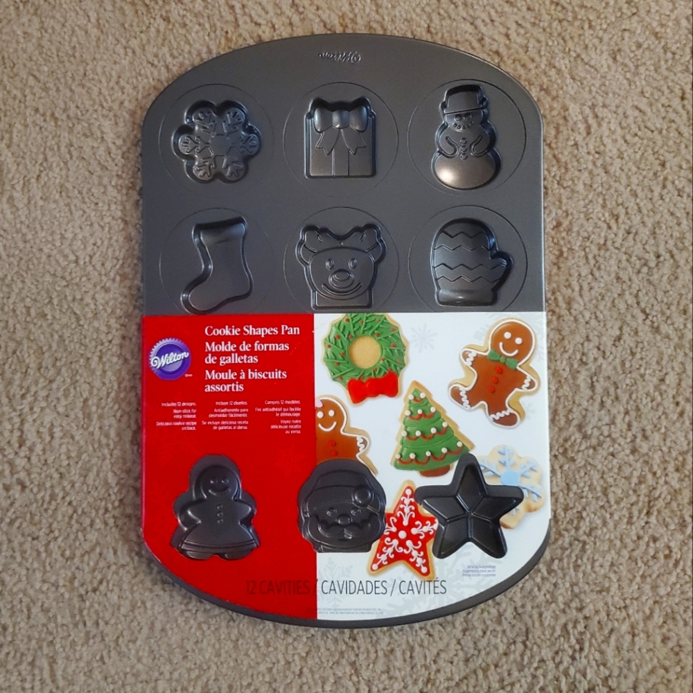Christmas | Wilton - Cookie Shapes Pan | NWT